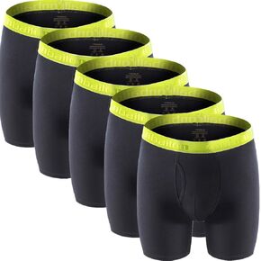 ملخصات Zonbailon Mens Besser Boxer Bights Big and Tall Bamboo Viscose Breatable Long Long Lund Stey