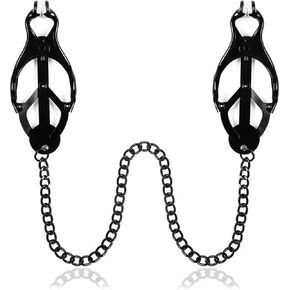 Nipple Chain Clamps for Women Dual End Reinforced Stainless Steel Body Clamps Non-Piercing Body Chain Clip Jewelry