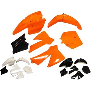 Plastic Fairing Fender Kit for KTM 50 SX 50 Junior 50cc SX (Orange)