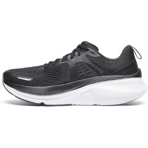 دليل نسائي Saucony 18 حذاء رياضة ، أسود/أبيض ، 9