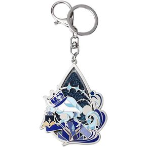 Furina: Star of the Show Glitter Metal Keychain