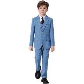 بدلة Yuanlu Kids للأولاد Tuxedo خاتم الزفاف حامل الحامل