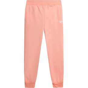Reebok Girls' Pants - Poly Spun Fleece Joggers Active Sweatpants - Summer Girls' Activewear Jogging Pants (7-12)