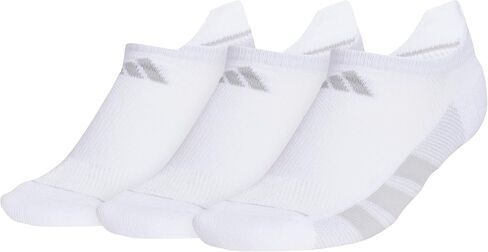 adidas Women's All Day Training No Show Socks (3-Pair) athletic performance below ankle height running socks in Saudi Arabia