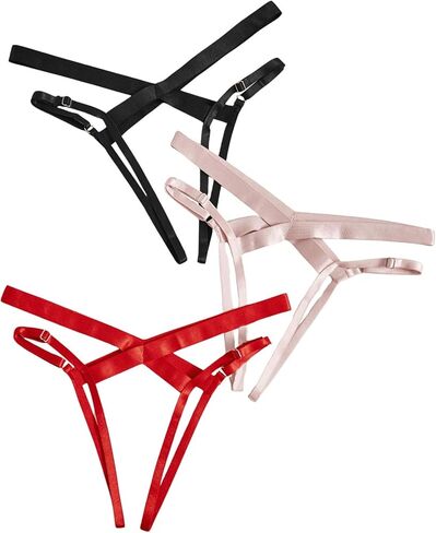سراويل Oyoangle Women's 3 Pack Steries مقطوعة من خشب المنشعبات القابلة للتعديل in Saudi Arabia