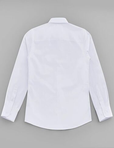 Boys Dress Shirts Long Sleeve, Boys Button Down Shirt Wrinkle-Free for Formal & Casual in Saudi Arabia