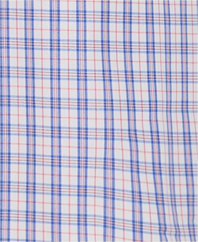 Tommy Hilfiger Boys Long Sleeve Patterned Dress Shirt, Collared Button-Down Style with Cuffs & Shirttail Hem in Saudi Arabia