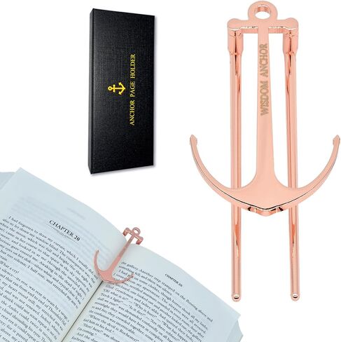 حامل صفحة مرساة للقراءة بدون استخدام اليدين، فتاحة كتب، هدية قارئ معدني محمول لوصفات الموسيقى، أغلفة ورقية، ملحقات مشبك، أسود in Kuwait