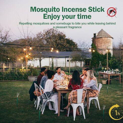 Mosquito Repellent Outdoor 240 Pcs Natural Citronella Oil Mosquito Incense Sticks Organic Mosquito Barrier Mosquito Repeller for Backyard Patio Travel Camping Indoors Gnat Mosquito Control in Saudi Arabia