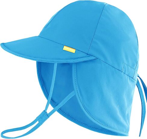Furtalk Baby Sun Hat Summer Beach Hat Upf 50+ قابلة للتعديل لينة الطفل قبعة السباحة مع رفرف الرقبة in Kuwait