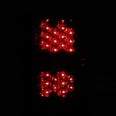 مجموعة مصابيح LED للطرق الوعرة من Nixon لعام 2001 2002 2003 2004 2005 Ford Ranger المصابيح الخلفية، مصابيح الذيل مع إشارة الانعطاف LED، مصابيح الفرامل الخلفية، جانب الركاب والسائق (عدسة شفافة) in Kuwait