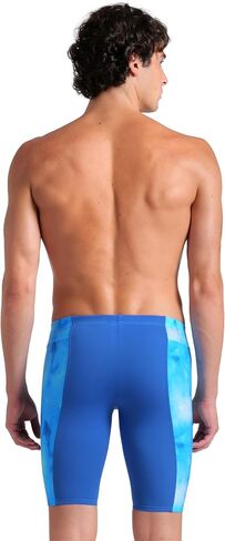 ARENA Men's Performance Tie-dye Swim Jammer Knee-Length Swimsuit Training Bathing Suit in Saudi Arabia