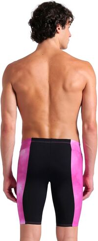 ARENA Men's Performance Tie-dye Swim Jammer Knee-Length Swimsuit Training Bathing Suit in Saudi Arabia