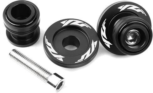 تناسب Yamaha R7 YZF R7 2024 2025 YZF R9 YZF R1 M YZF R3 R6 R7 R25 R125 1999-2024 2025 YZFR6 CNC Motorcycle Swingarm Swiders Sliders Swing Arm Procks (Black) in Kuwait