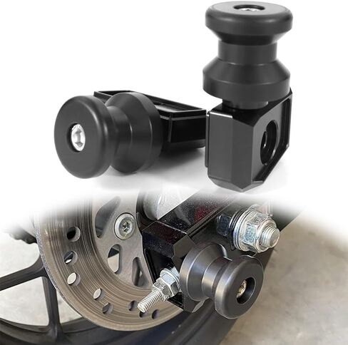 Xitomer Swing Arm Spools Compatible with GROM MSX125 2021-2025 GROM Swing Arm Stand Bobbins Frame Sliders (Black) in Saudi Arabia