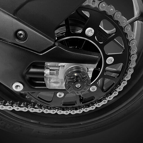 تقاطعات محور خلفي دراجة نارية متوافقة مع BMW Yamaha Honda Kawasaki Suzuki Ducati CNC ألومنيوم المزلقة الخلفية والمحور الأمامي الأجزاء المعدلة (أسود ، خلفي) in Kuwait