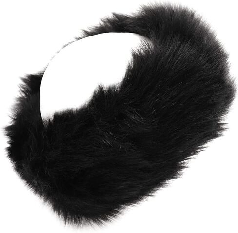 surell - Faux Fox Fur Headband Scarf - Two-in-One Winter Ear Warmer and Neckwear in Saudi Arabia