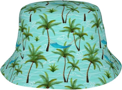 Summer Bucket Hat Hawaiian Bucket Hat Fashion Beach Cap for Men Women Outdoor Fisherman for Beach Travel Headwear in Saudi Arabia