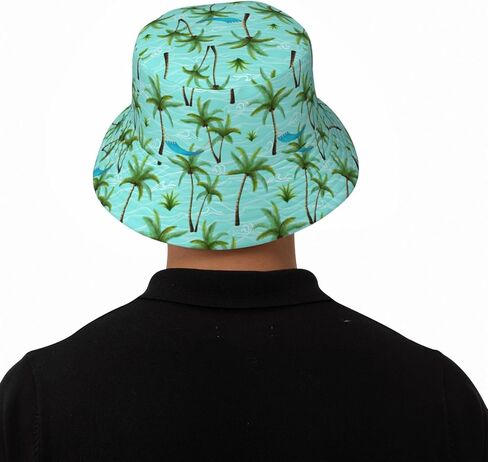 Summer Bucket Hat Hawaiian Bucket Hat Fashion Beach Cap for Men Women Outdoor Fisherman for Beach Travel Headwear in Saudi Arabia