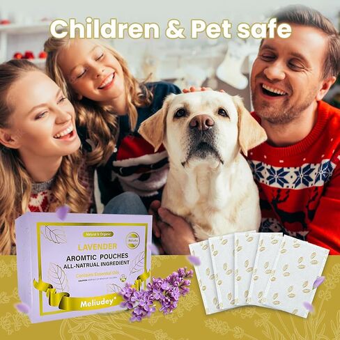 14 Packs All-Natural Lemongrass& Peppermint Sachets for Drawers and Closets, Home Fragrance Sachet, Lasting Deterrence, Scented Sachets with Golden Leaf Bookmark for Lover in Saudi Arabia