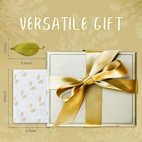 14 Packs All-Natural Lemongrass& Peppermint Sachets for Drawers and Closets, Home Fragrance Sachet, Lasting Deterrence, Scented Sachets with Golden Leaf Bookmark for Lover in Saudi Arabia