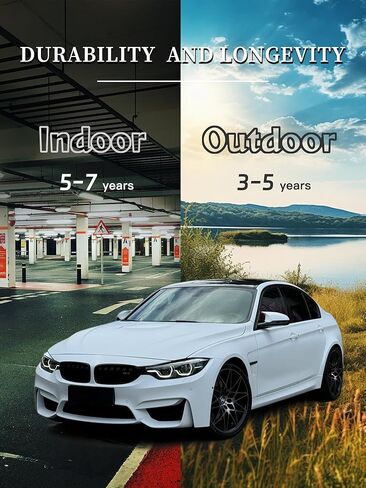 3ft x 5ft 3D Carbon Fiber Car Vinyl Wrap Roll, Durable Easy Application Automotive Wrapping Film for Car Body Protection (Carbon Fiber Black) in Kuwait