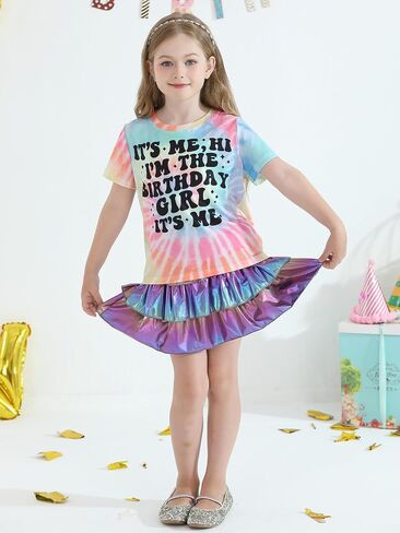 Birthday Girl Shirt Its Me Hi Im The Birthday Girl Its Me T-Shirts Kids Short Sleeve Tee Outfit 5-14 Year in Saudi Arabia