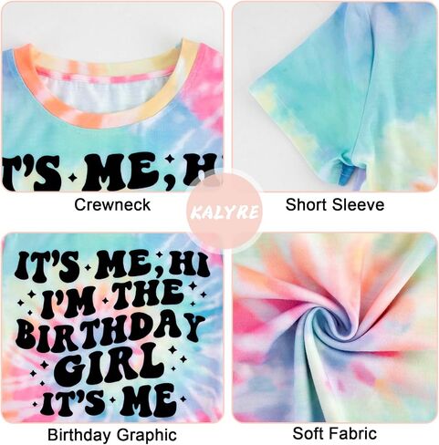 Birthday Girl Shirt Its Me Hi Im The Birthday Girl Its Me T-Shirts Kids Short Sleeve Tee Outfit 5-14 Year in Saudi Arabia