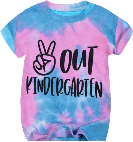 Out Kindergarten Shirts for Kid Girls Boys Kindergarten Kindergarten Graduation 2025 T Shirt Last Day of Kindergarten Tee Top in Saudi Arabia
