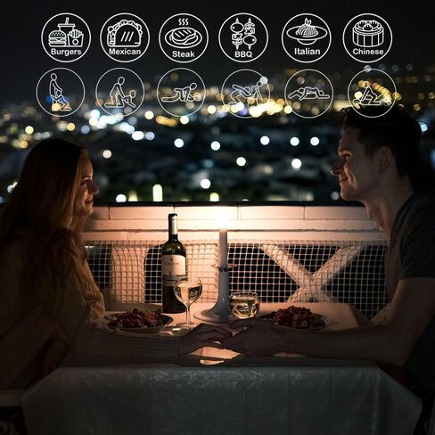 Anniversary Gag Gifts for Men Women Bridal Shower Gifts Valentines Day Birthday Wedding Date Night Ideas Food Dice Gifts for Husband Wife Boyfriend Girlfriend Him Her 11th Steel Anniversary in Kuwait