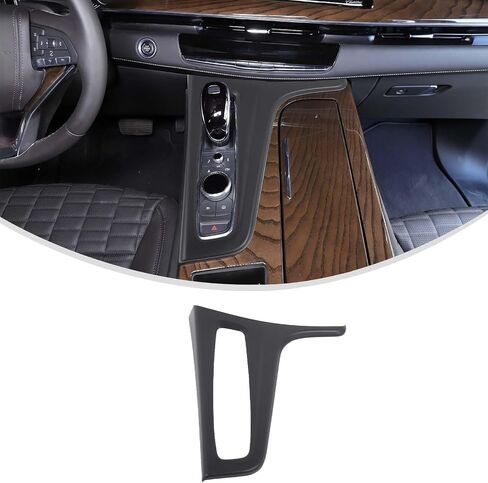 Gear Shift Panel Cover for Cadillac Escalade 2021-2023 Accessories, ABS Material Car Center Consoles Gear Shifter Panel Protective Frame Trim (Carbon Fiber Pattern) in Saudi Arabia