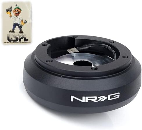 NRG Innovations SRK-RL160H-BK محول محور عجلة القيادة القصير متوافق مع 89-05 Mazda Miata / 90-03 Protege / 86-95 RX-7/04-10 RX-8، أسود in Kuwait
