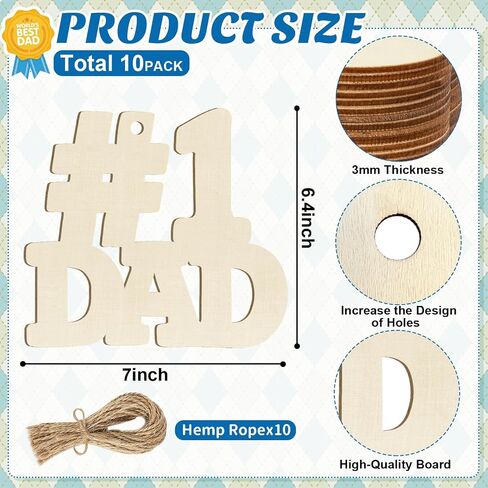 Large Size 7inch Wooden Halloween Thanksgiving Ornaments to Paint, DIY Blank Unfinished Pumpkin Wood Discs Ornament for Crafts Hanging Autumn Decorations 10PCS in Kuwait