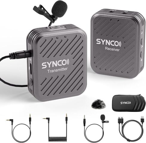 Synco Wireless Lavalier Microphone White ، Microfonos inalambricos Profession in Kuwait