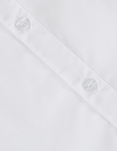 Boys Short Sleeve Dress Shirts Solid Formal Shirt Regular Fit Casual Button Down Shirts in Saudi Arabia