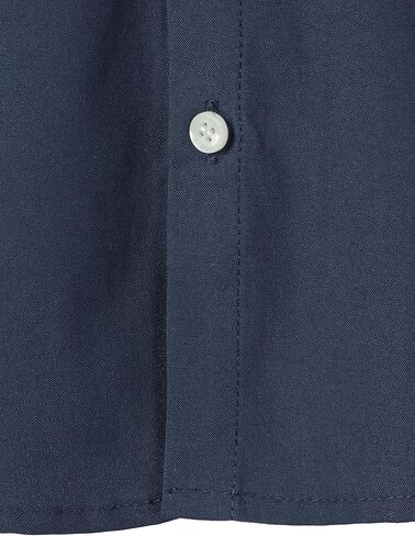 Boys Oxford Button Down Shirt Short Sleeve Formal Uniform Dress Shirts with Pocket in Saudi Arabia