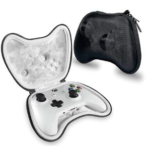 حافظة وحدة تحكم صلبة من Tiswell لجهاز تحكم Xbox One/Series X/SX، حافظة واقية صلبة من مادة EVA لجهاز Xbox Elite Series 2 Core وحدة تحكم لاسلكية تحمل غطاء تخزين للسفر