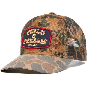 Field & Stream Men's Roosevelt Snap Back Mesh Cap ، Camo Brown