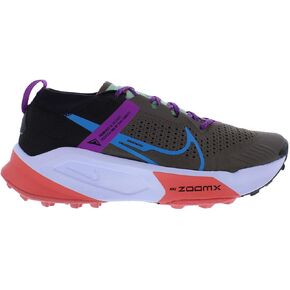 Nike Zoomx Zegama Trail Mens Shoes Size 8, Color: Grey/Black-Grey
