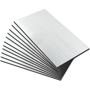 10pcs 197 mil صوت سيارة مميتة ، 4.84 قدم مربع صوت ميتة للسيارات للسيارات غطاء جذع الصوت