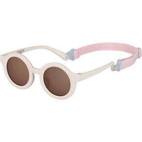 COCOSAND Polarized Baby Sunglasses with Strap Soft Silicone Nose Pads Flexible for 0-24 Months Infant Toddler Girls Boys