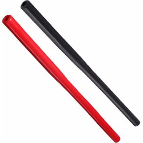 2PCS Universal Spark Plug Socket Tool with Reusable Rubber Insert - Compatible with Cars & Motorcycles - Portable Installation and Removal Wrench (Red+Black)