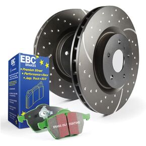 EBC S3KF1156 Stage-3 Truck and SUV Brake Kit, BLACK