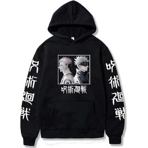 Acefast Inc Cool Satoru Gojo Itadori Yuji Nobara Usisex Tops Harajuku Anime Usisex Hoodie Pullovers