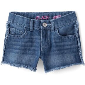The Children's Place Girls' Denim Skimmer Shorts