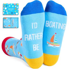 Zmart Sports Gifts For Men Women - Softball Lifting Basketball Baseball Hockey Soccer Gifts, Socks For Skaters Boaters