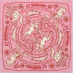 22"x22" Forest Animal Cotton Bandana Multi-Purpose Headbands