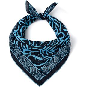 STARWHISPER Unisex 22x22 Inch Cotton Blended Soft Bandana Handkerchief Hair Scarf Headband for Men and Women