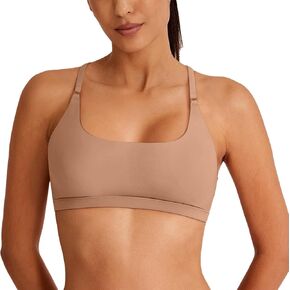 REORIA Women's Racerback Wireless Padded Comfortable Sleep Bralettes Bras for Women