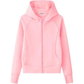 Welaken's Girls zip-udi-udie sweatshirt kids switsherty switshert مع جيوب